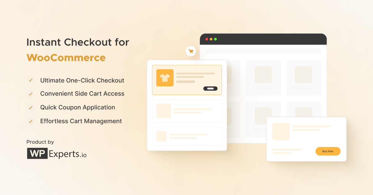 Instant Checkout for WooCommerce - WPExperts Instant Checkout for WooCommerce