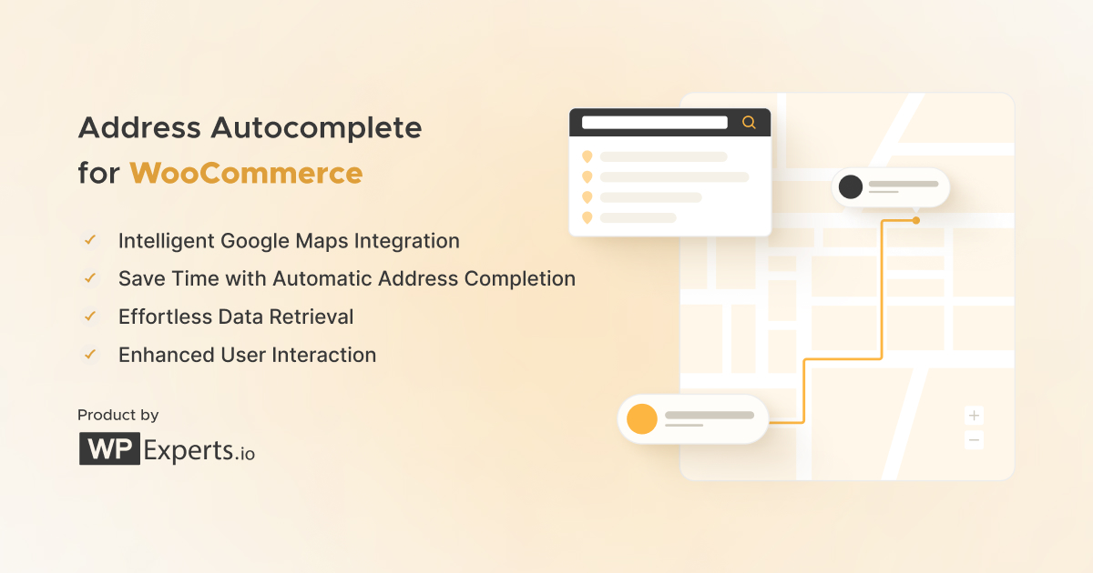 Address Autocomplete for WooCommerce - WPExperts Address Autocomplete for WooCommerce