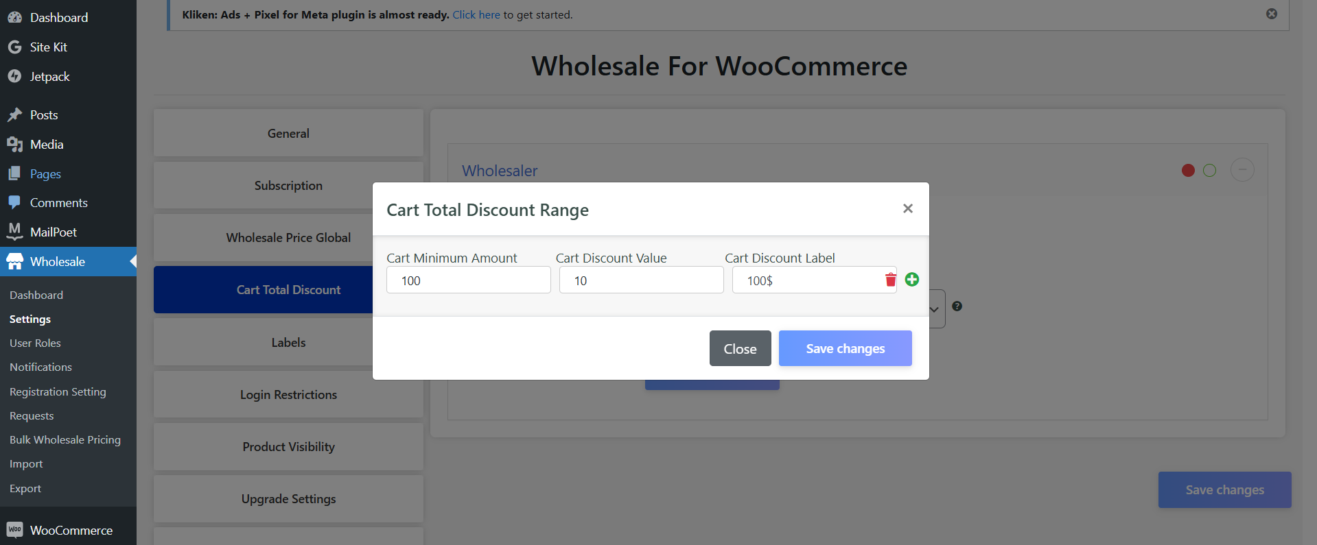 Cart Total Pricing - WPExperts Cart Total Pricing