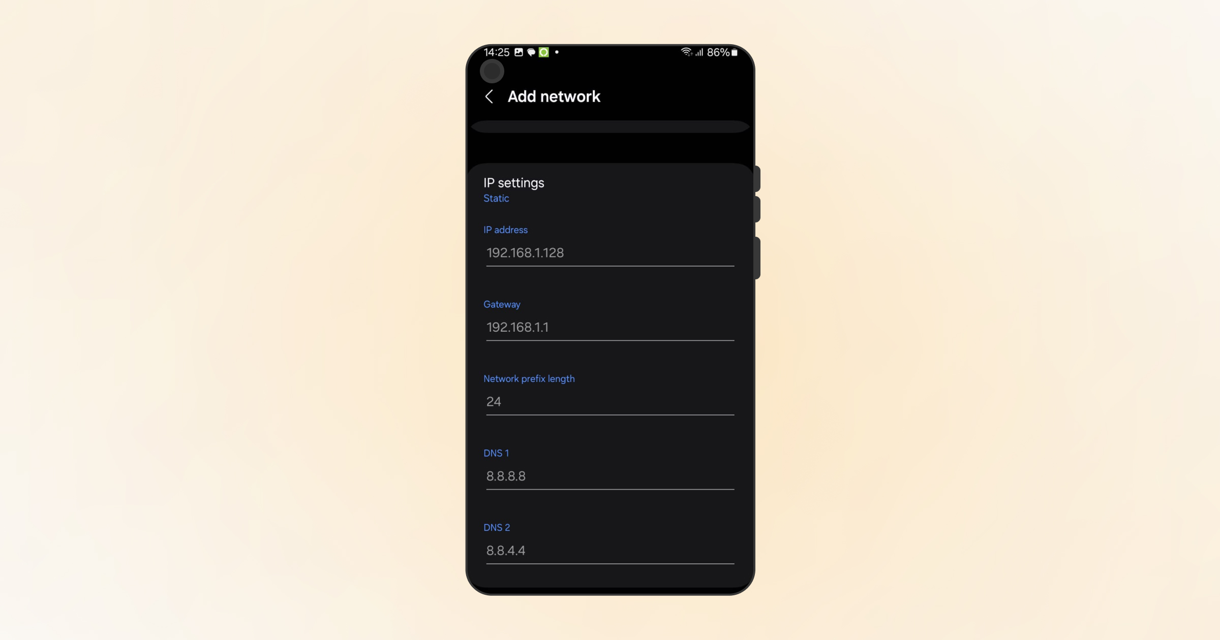 Change Your Mobile Device’s Network Settings