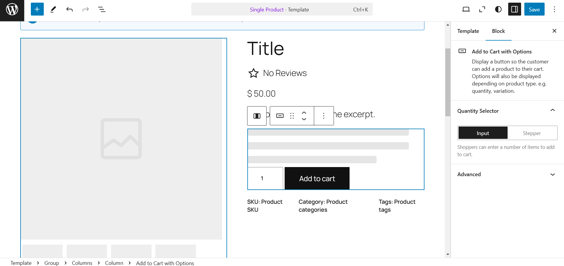 A New Add to Cart with Options Look