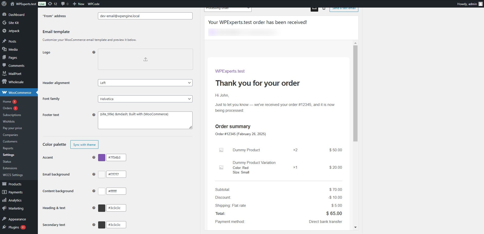 Modernized Email Styling (Beta)