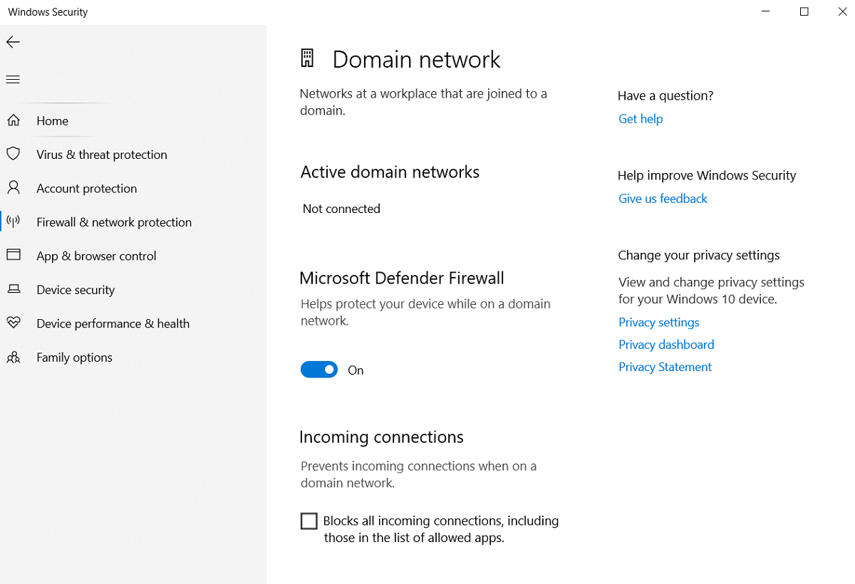 Deactivate Microsoft Defender Firewall