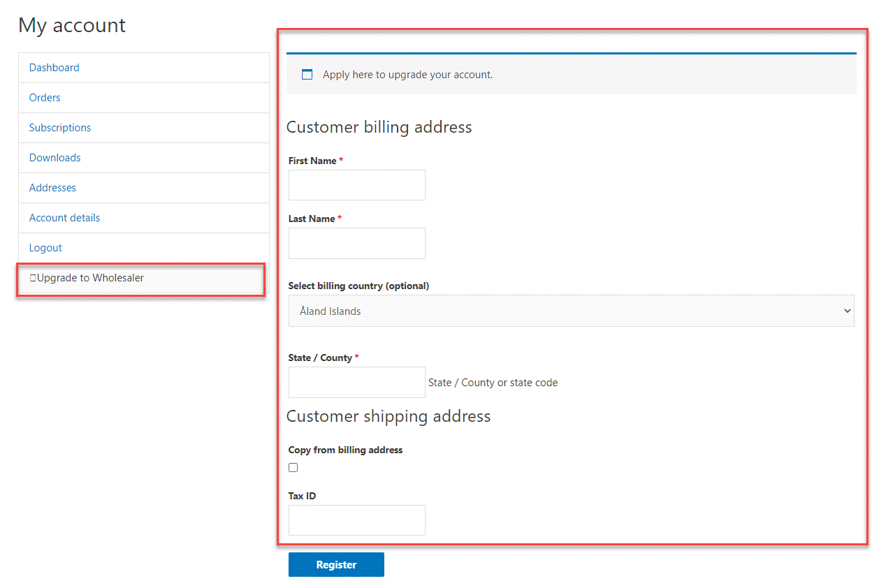 Front-end Screenshot