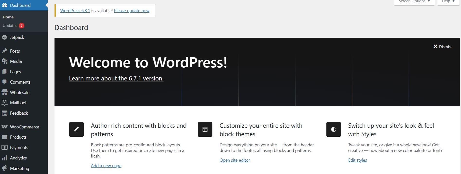 Update WordPress Regularly