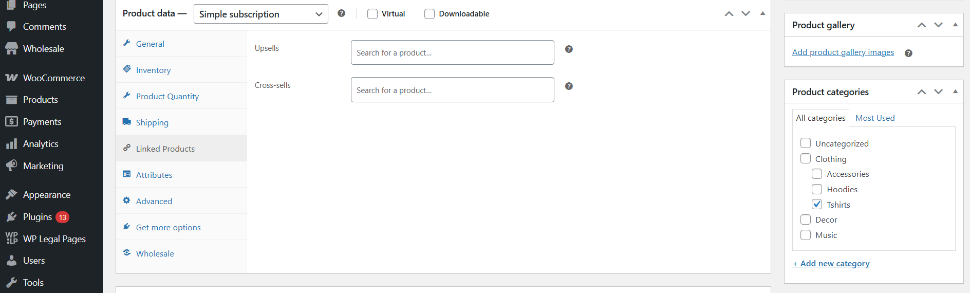 complementary offerings