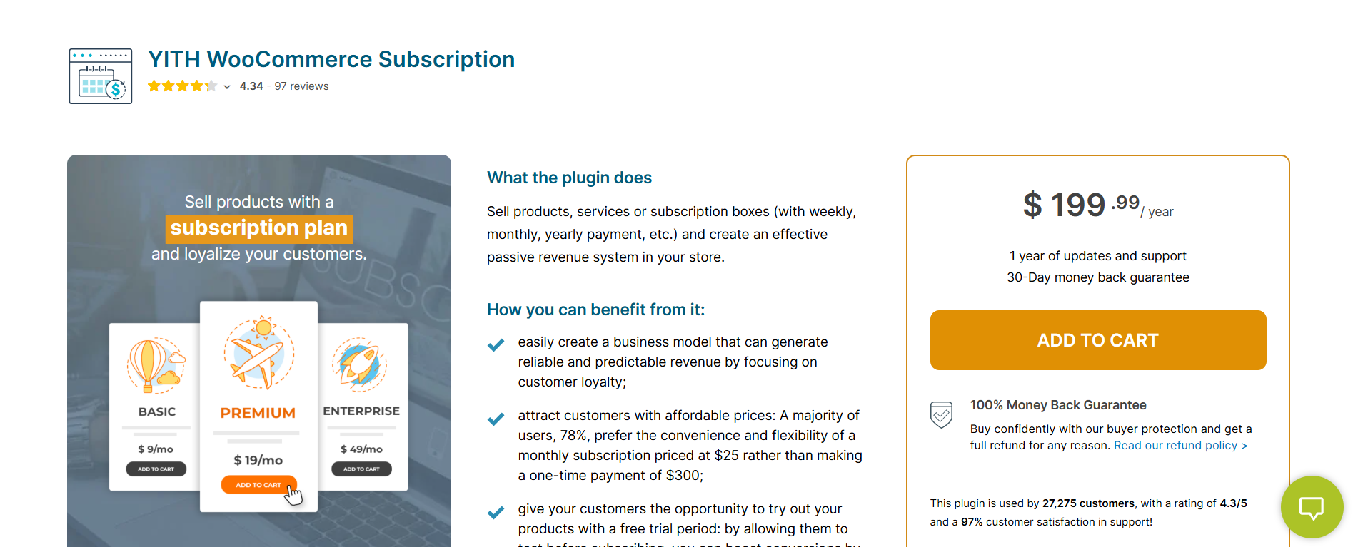 YITH WooCommerce Subscription