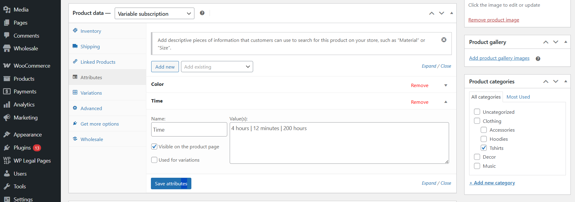 Building Variable Subscription Products