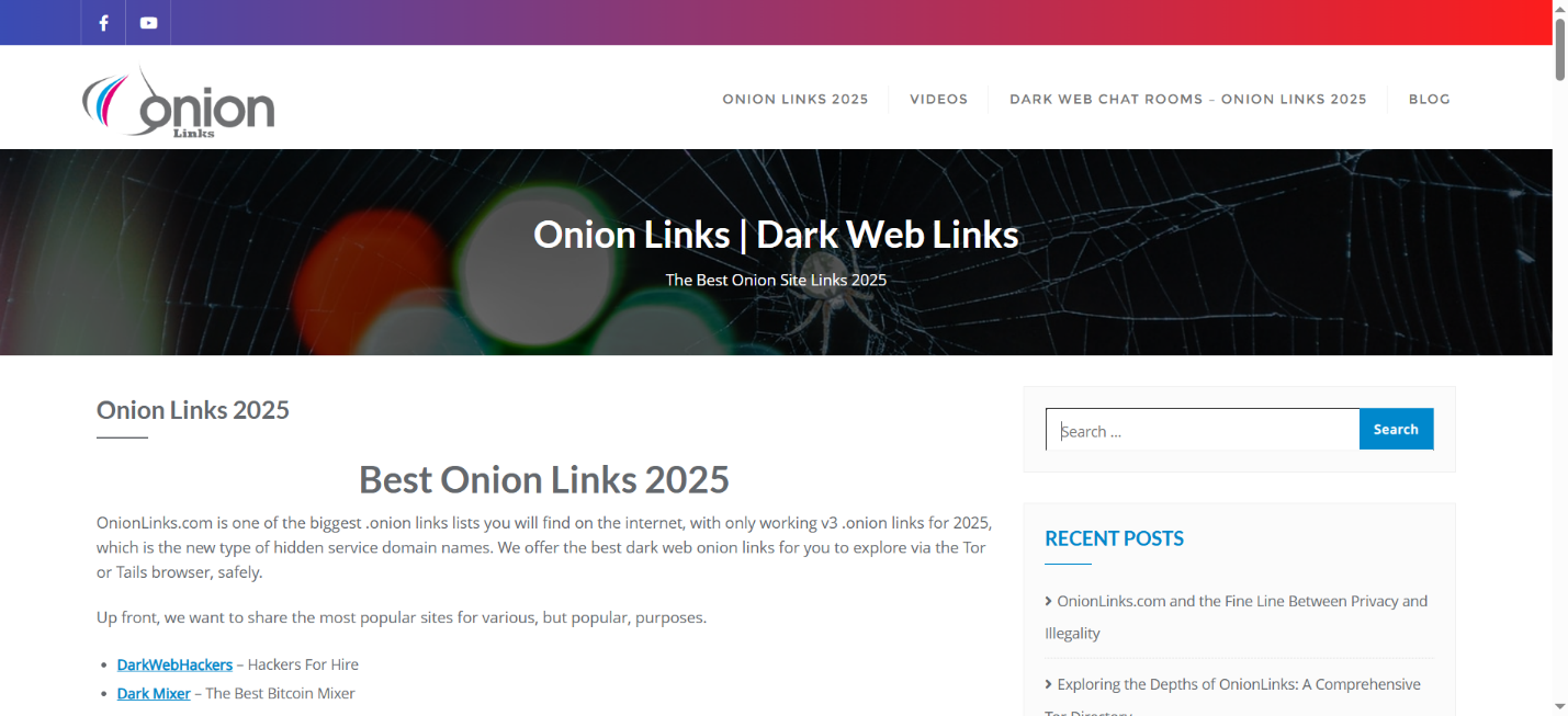 Onion Links Search Engine