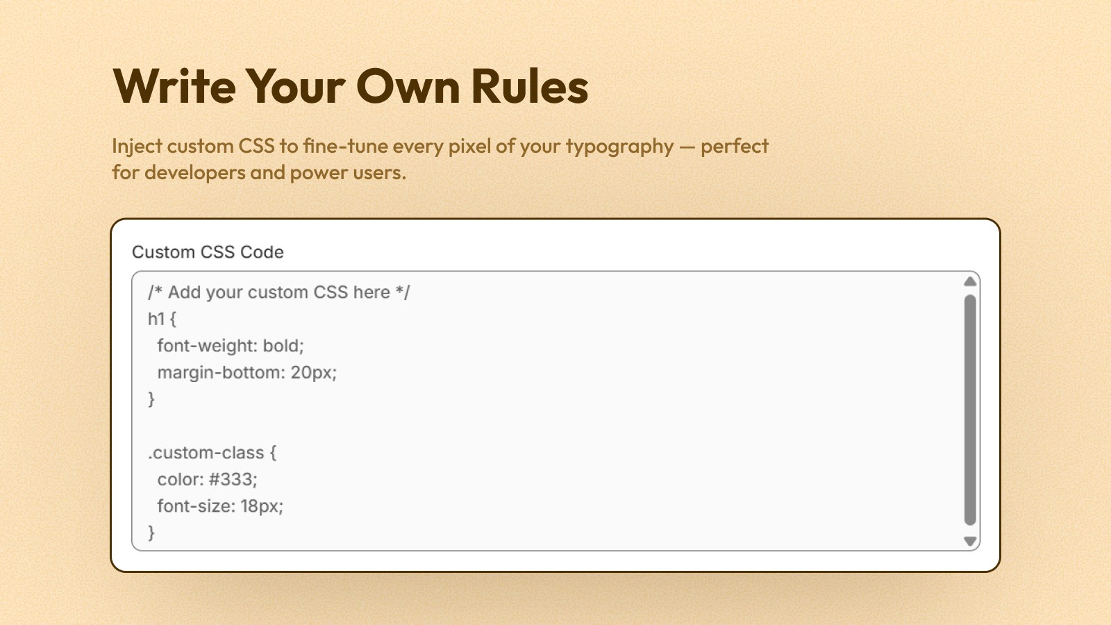 Write Your Own Rules - WPExperts Write Your Own Rules
