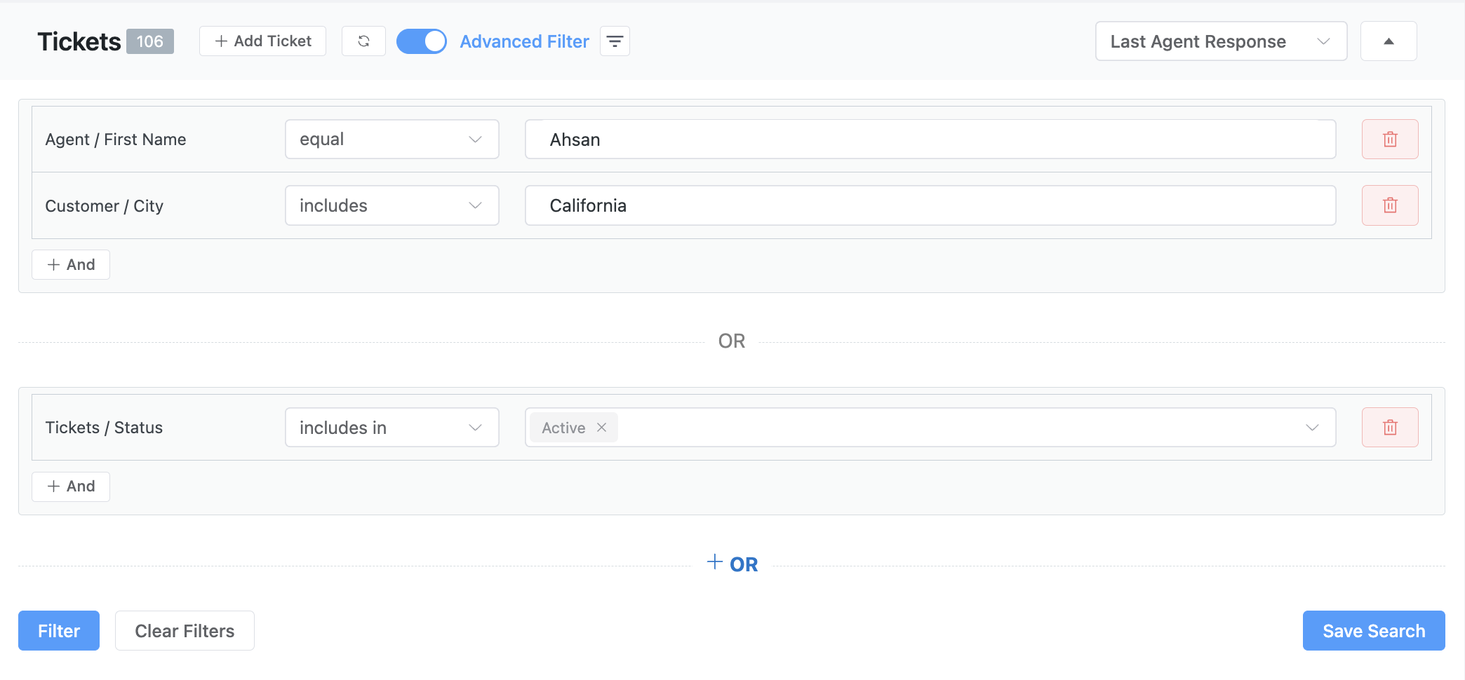 Advanced filtering - WPExperts Advanced filtering