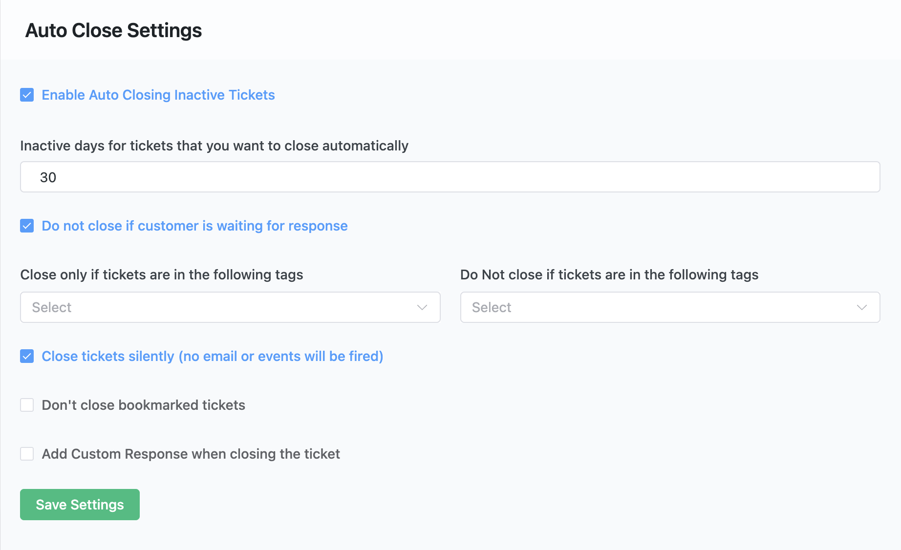 Auto Ticket Close - WPExperts Auto Ticket Close
