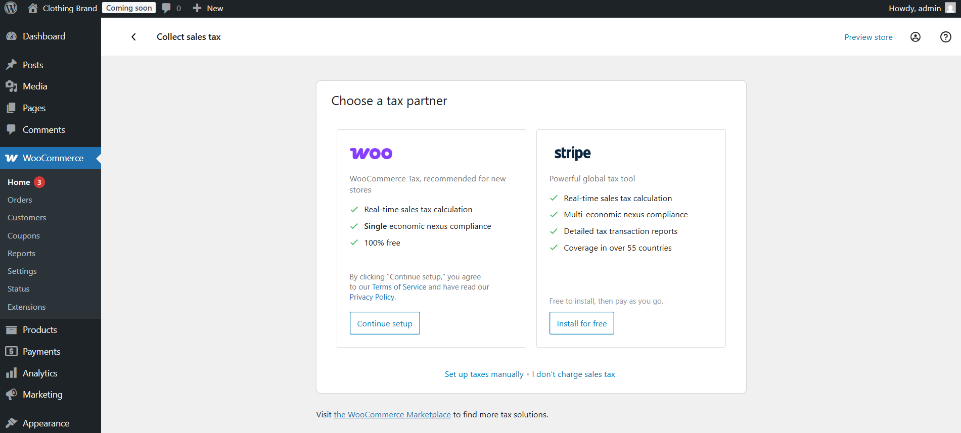 Choose a Tax Solutions Providing Plugin