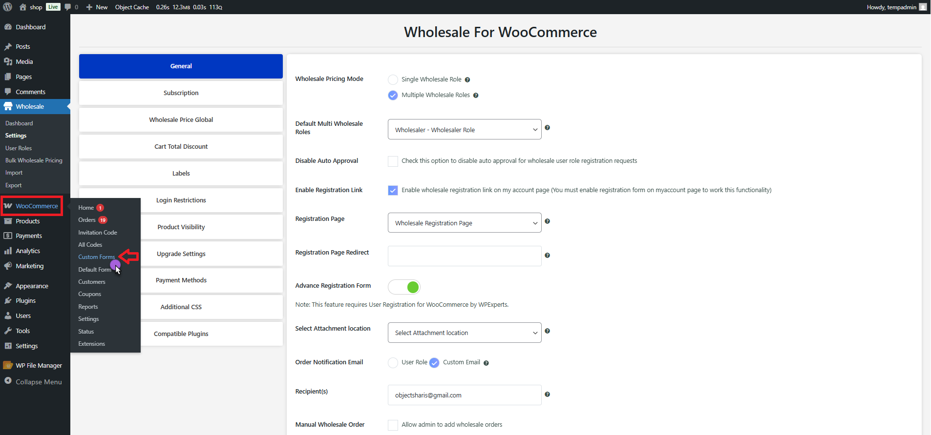 Custom Forms - WPExperts Custom Forms