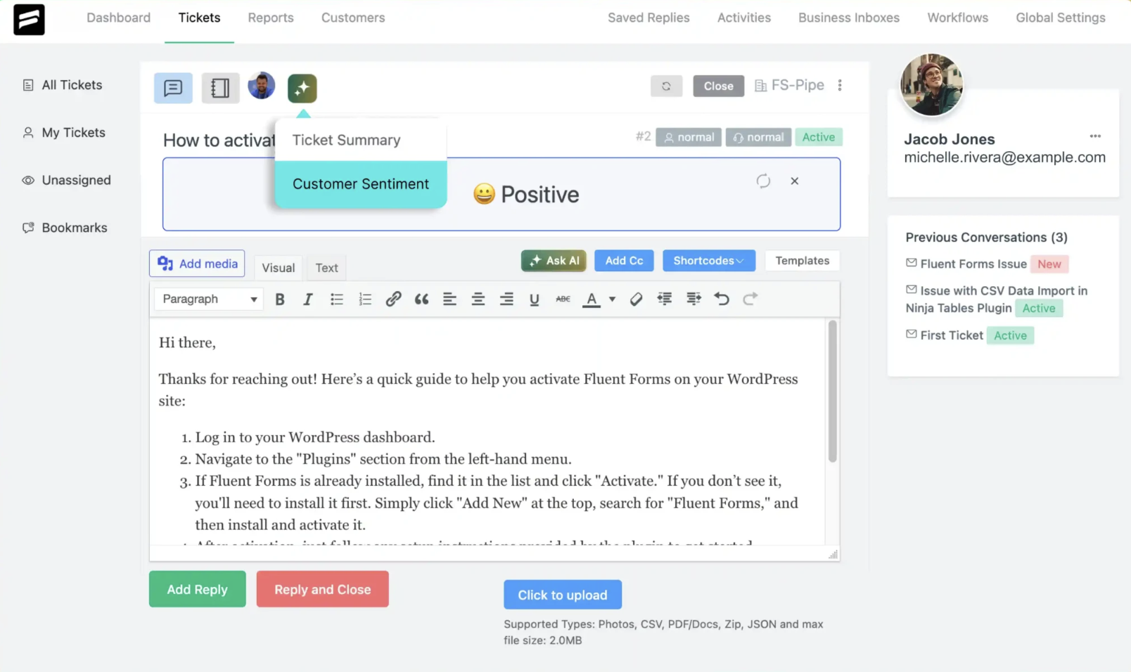 Customer Sentiment - WPExperts Customer Sentiment
