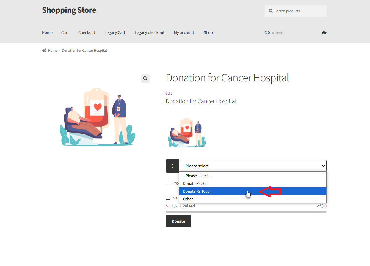Donation Amount