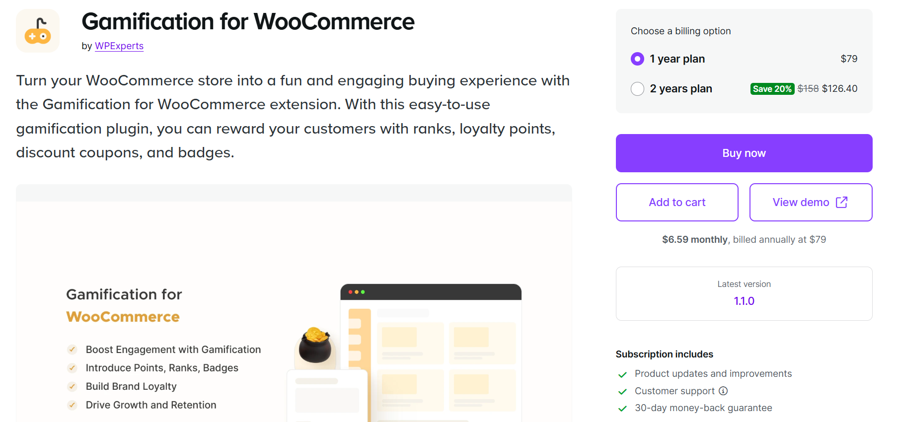 Gamification for WooCommerce