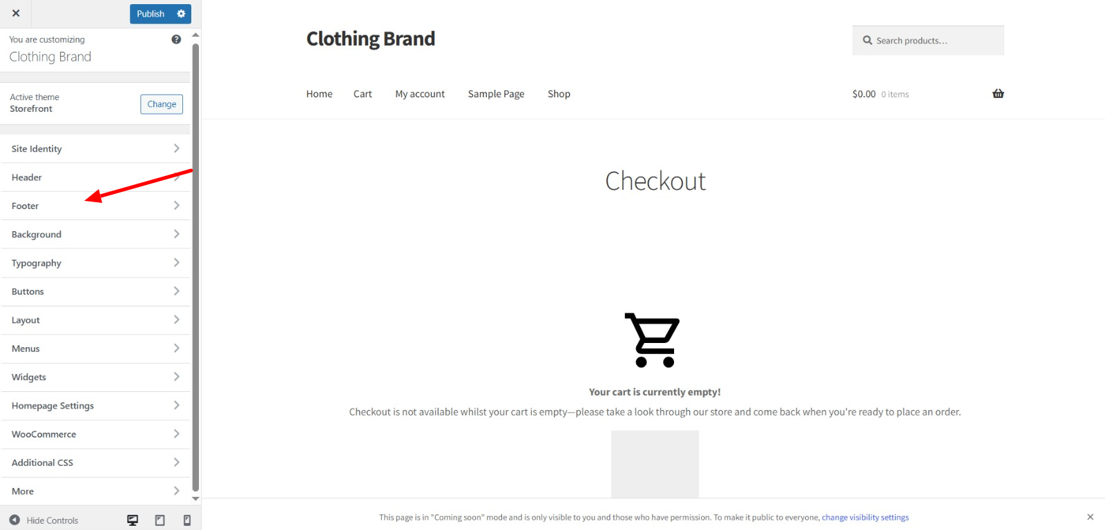 Include Footer Information