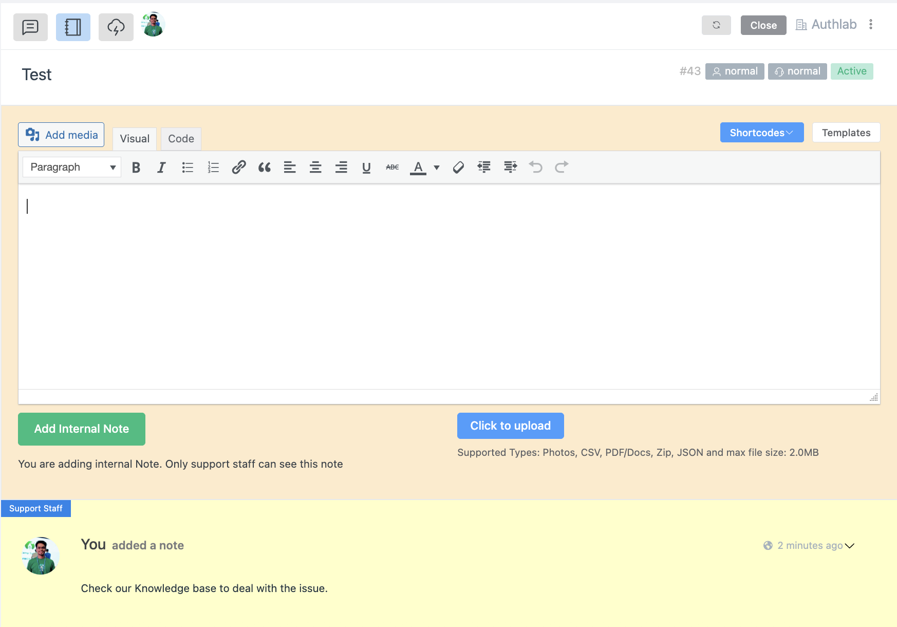 Internal notes - WPExperts Internal notes
