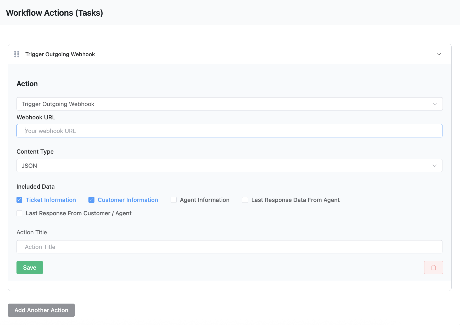 Outgoing webhook - WPExperts Outgoing webhook