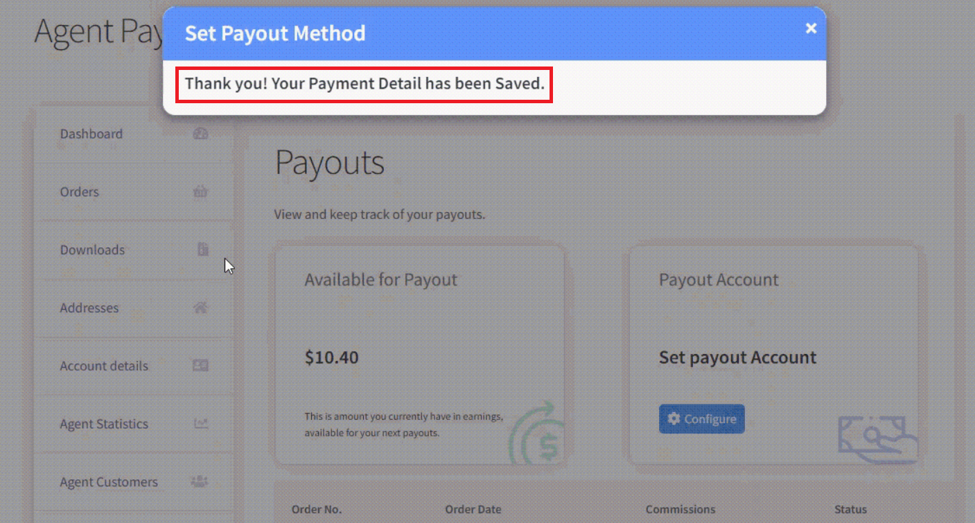 Set PayPal as a Payout Method