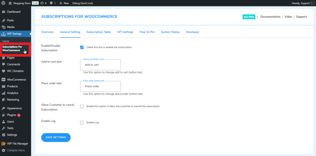 Subscriptions for WooCommerce