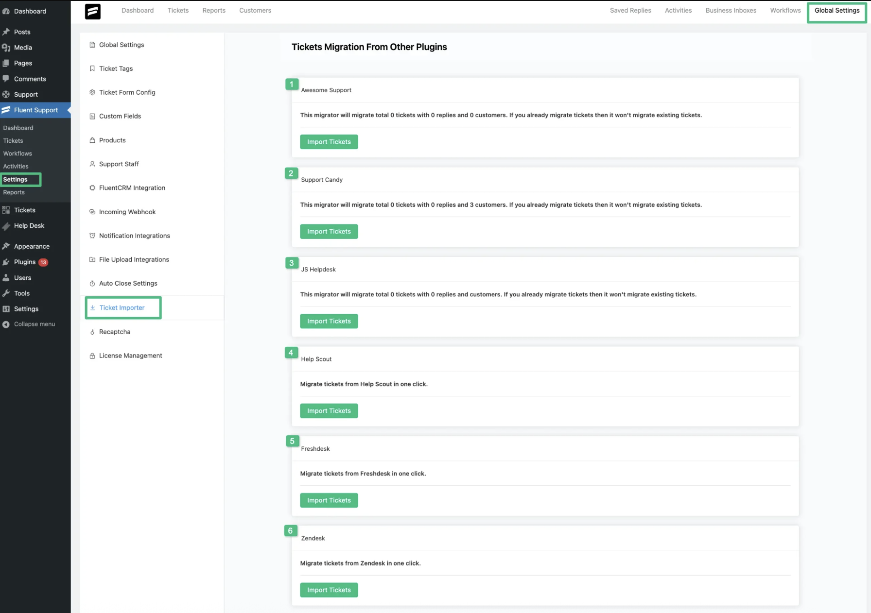 Ticket Importar - WPExperts Ticket Importar