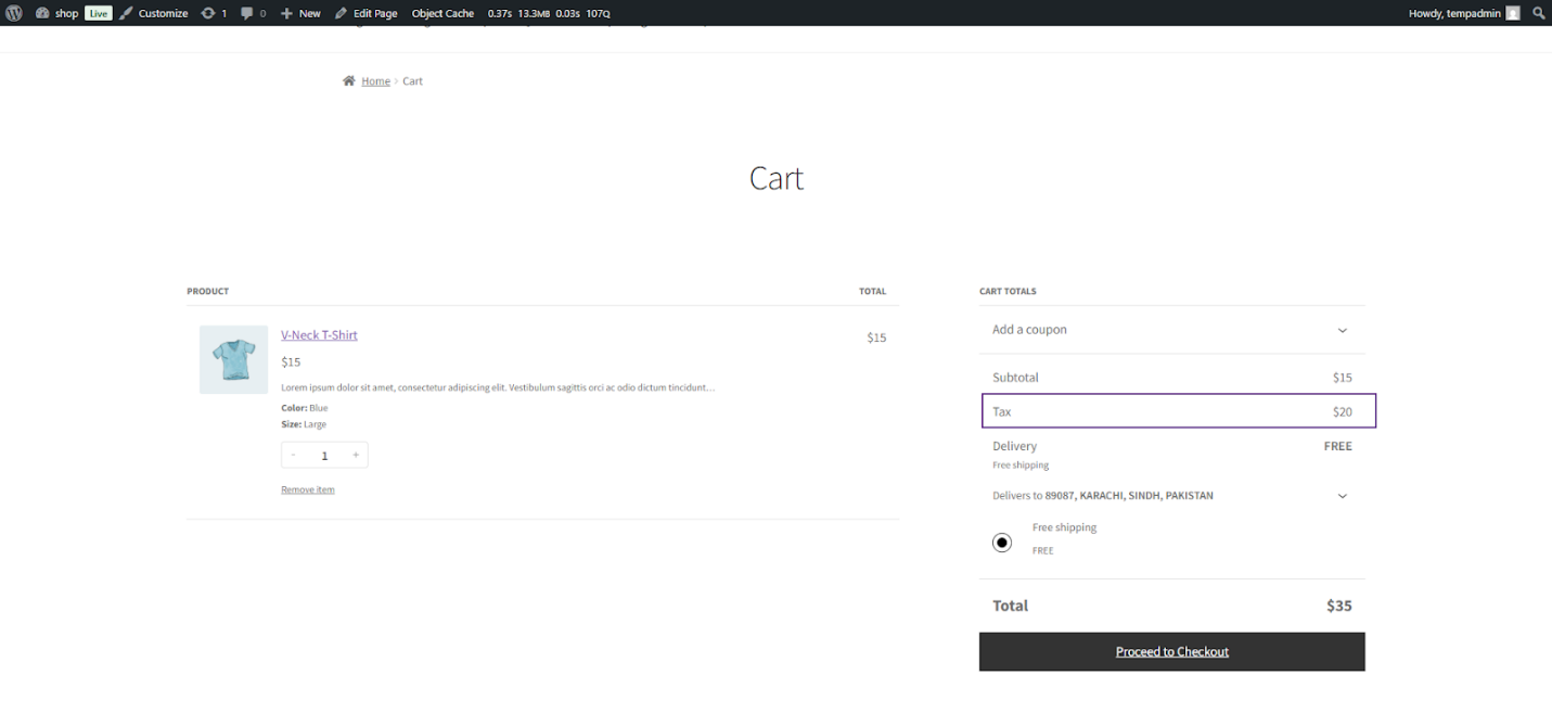 Cart Condition Based on Product Attributes