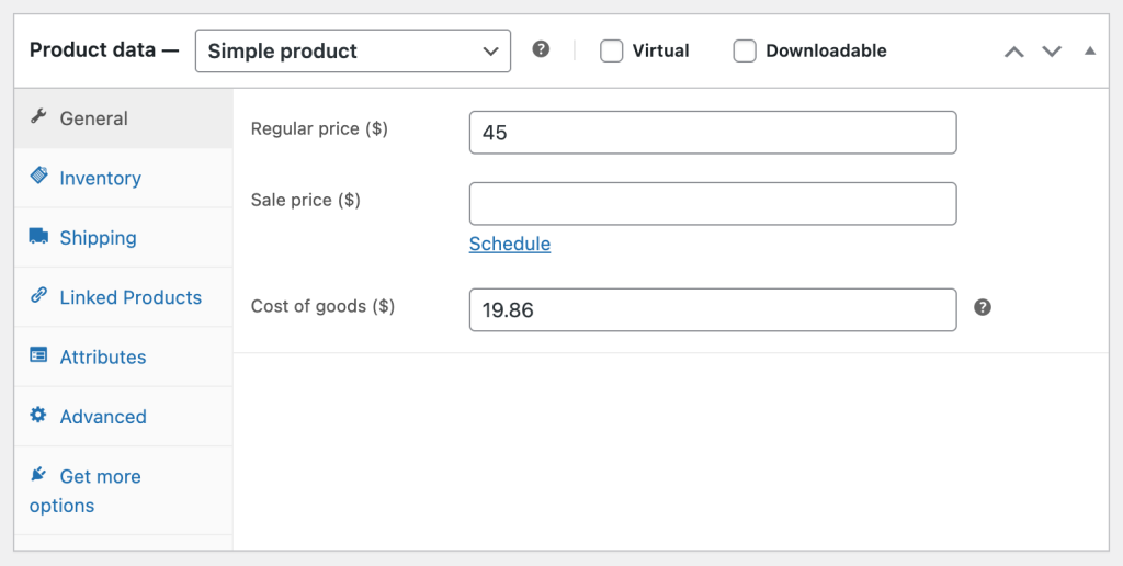 Cost of Goods Sold (COGS) is here