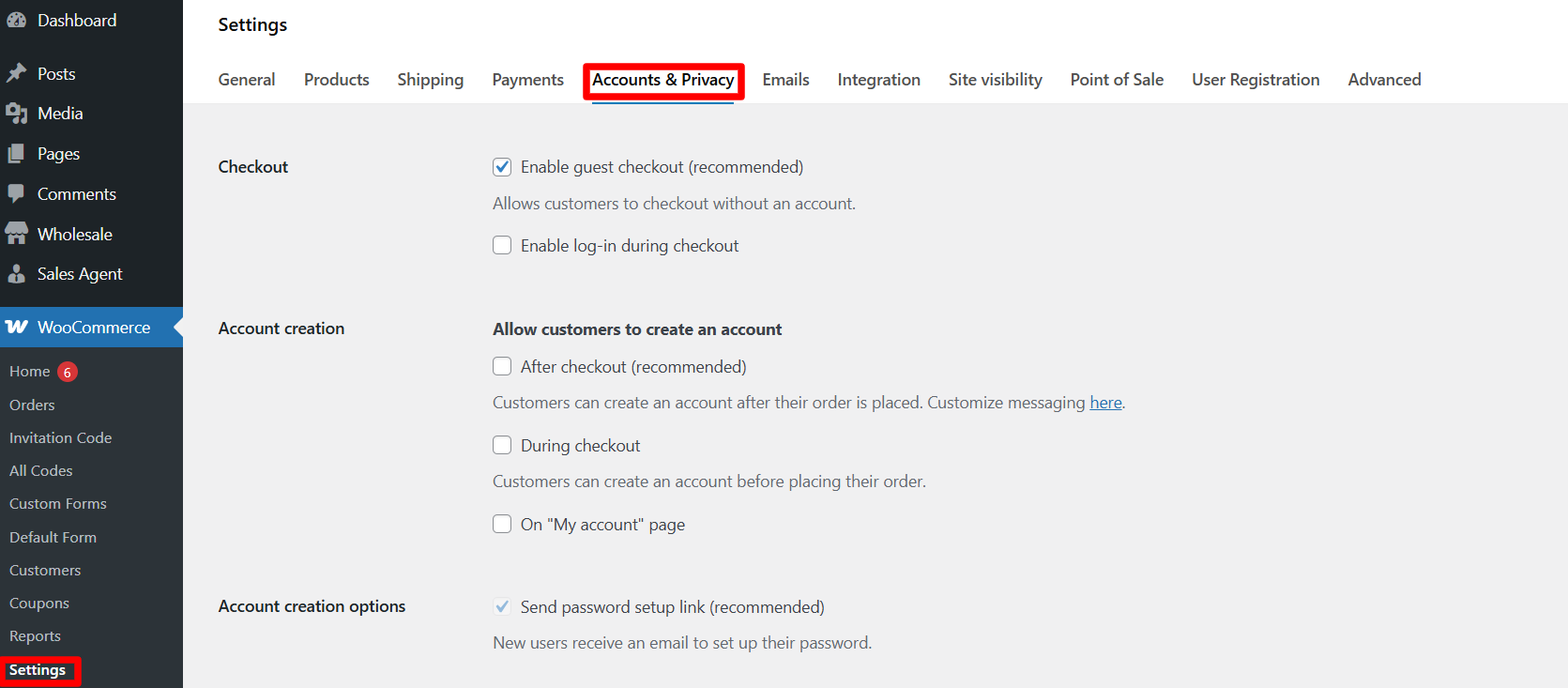 Default Registration Form in WooCommerce - WPExperts Default Registration Form in WooCommerce