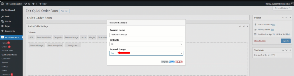 Controlling Access: Quick Order Form Visibility by User Role