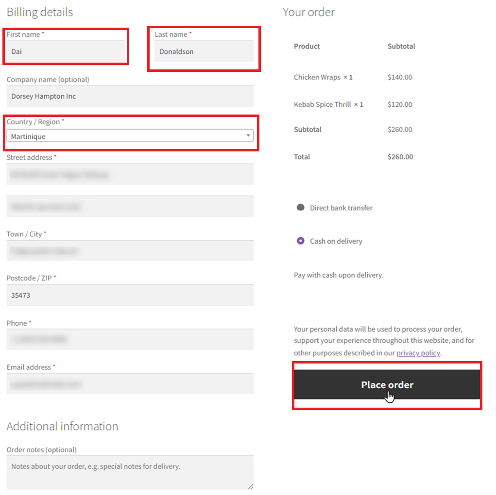 Enter Details