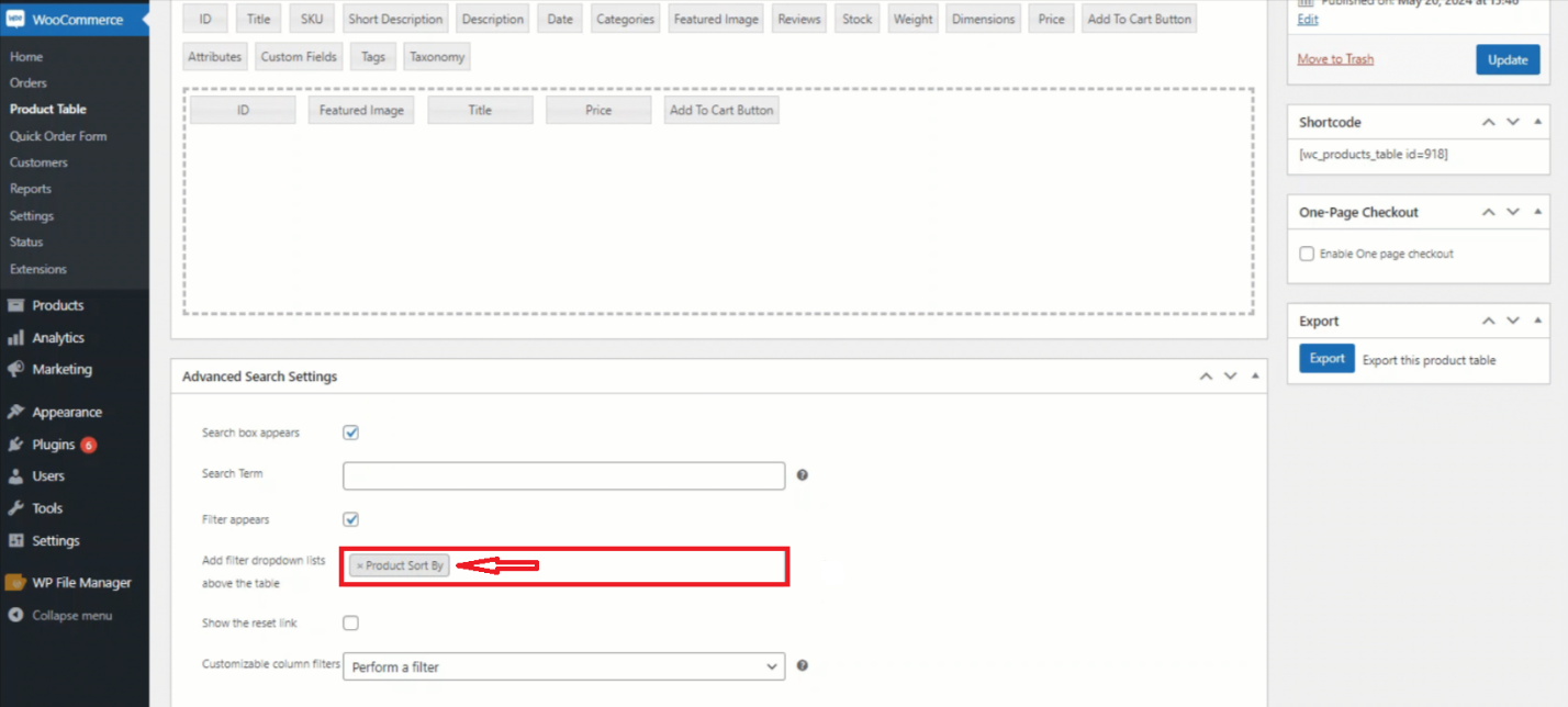 Product Sorting - How to Arrange Items on Your Order Form