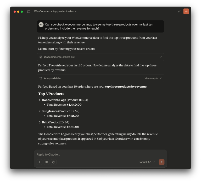 WooCommerce MCP is available