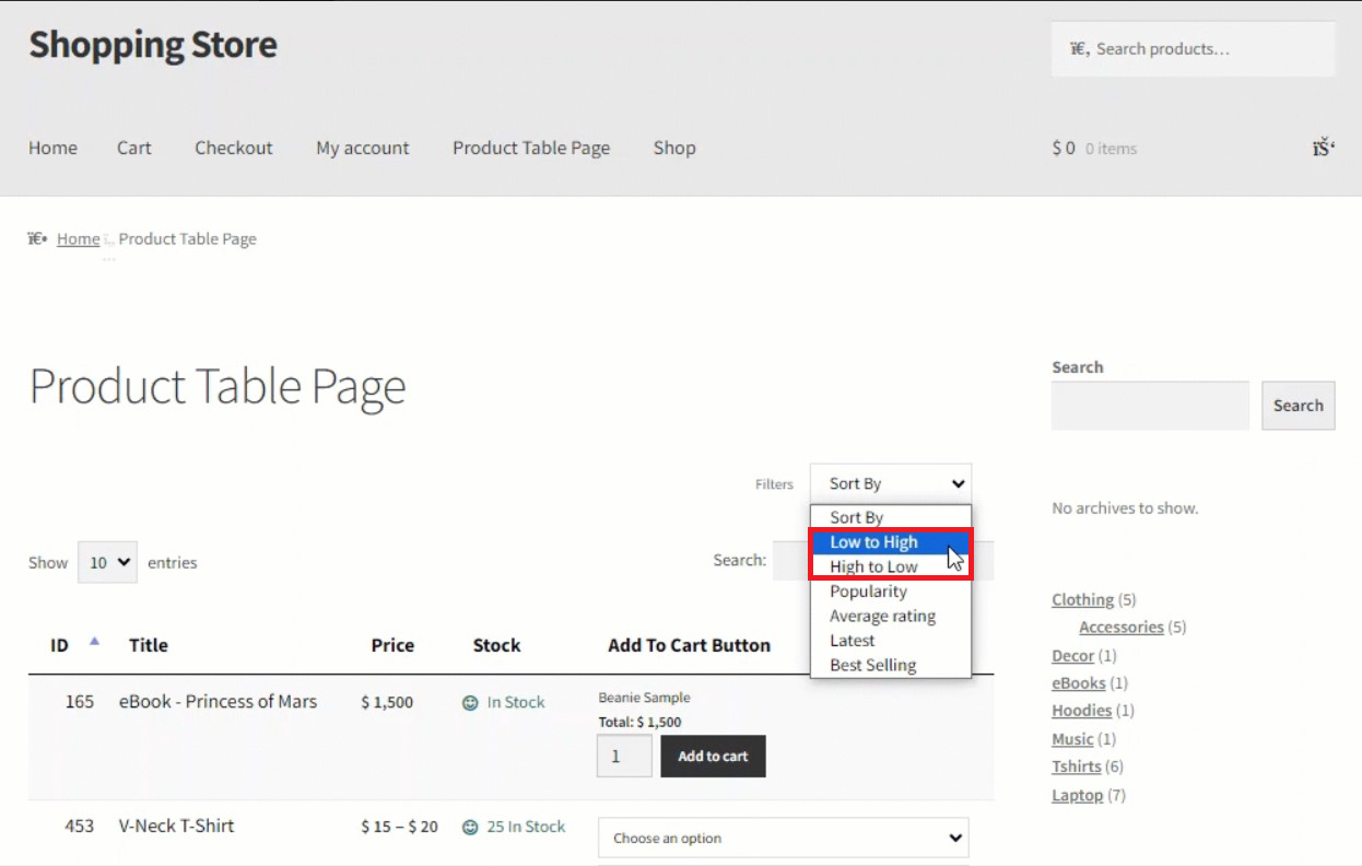 WooCommerce order forms