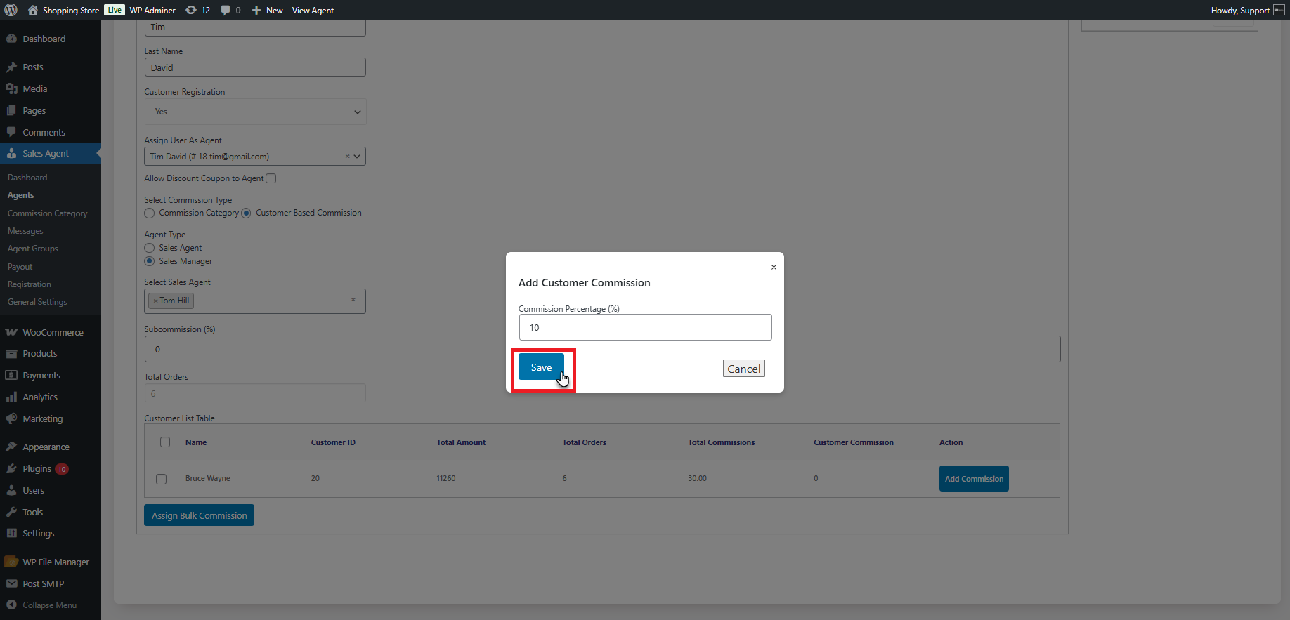 Apply Rules to Specific User