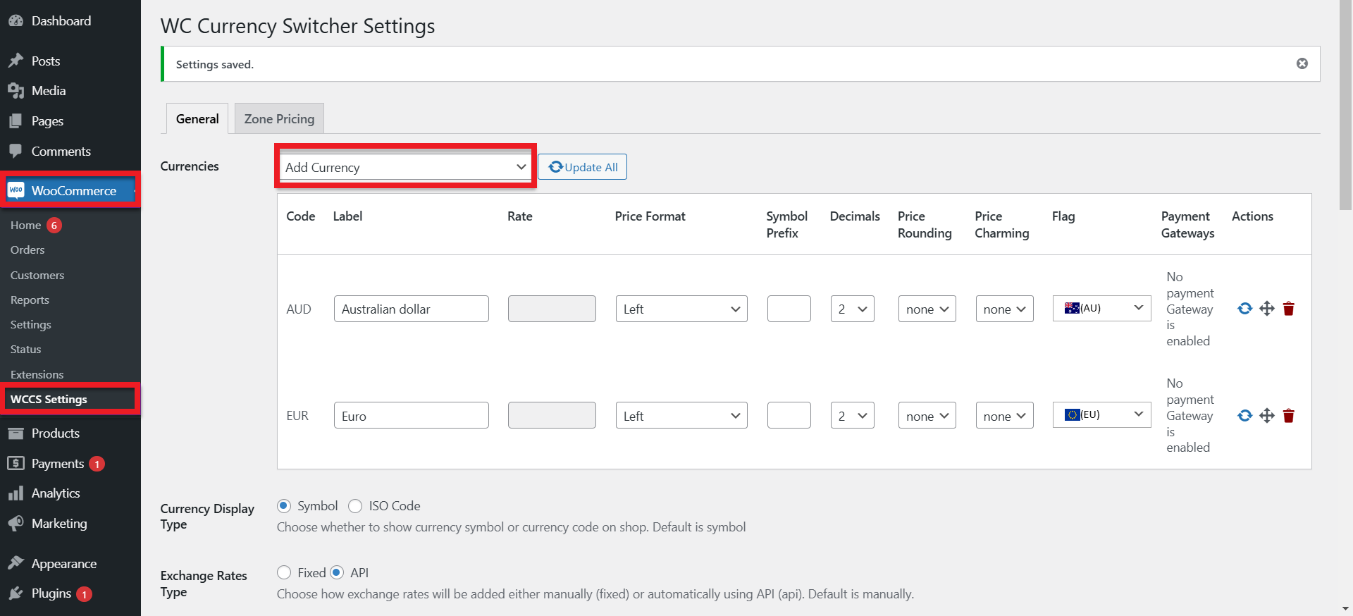 Currency Section in WooCommerce - WPExperts Currency Section in WooCommerce