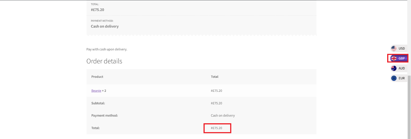 Currency Value