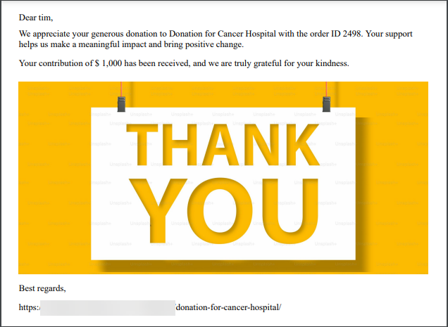 Donation E-Cards