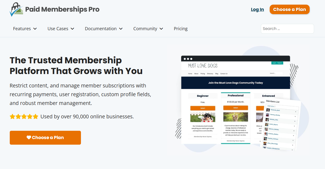 Paid Memberships Pro - WPExperts Paid Memberships Pro