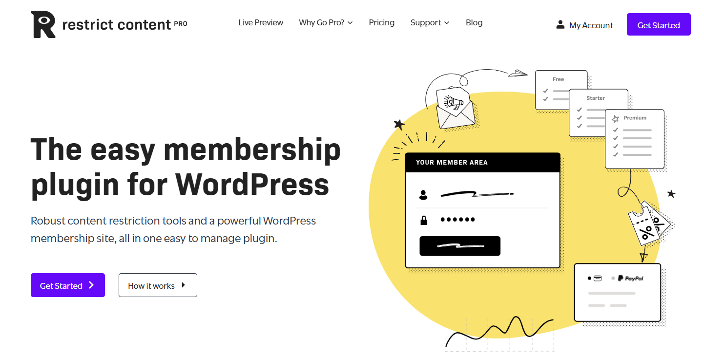 Restrict Content Pro - WPExperts Restrict Content Pro