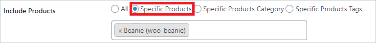 Specific Products