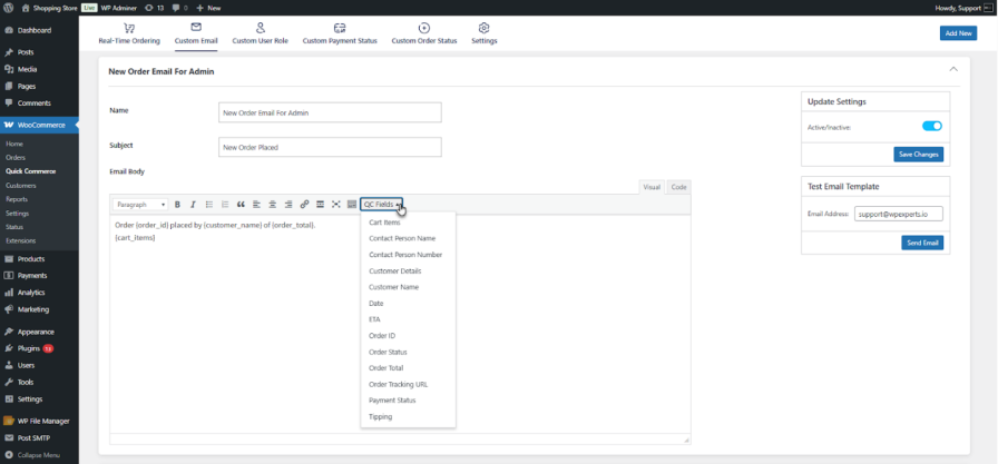 Smart Email Notifications