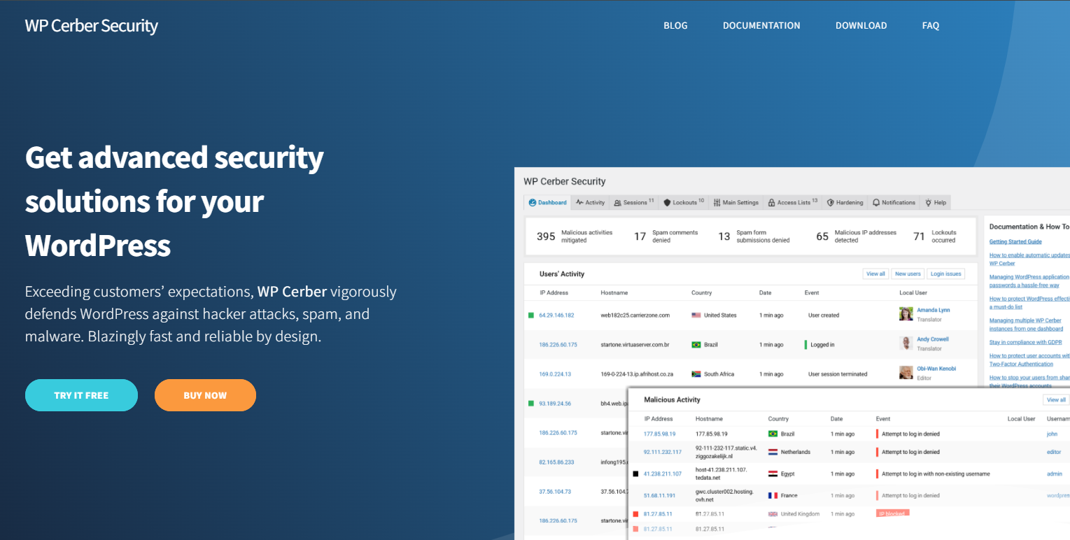 WP Cerber Security