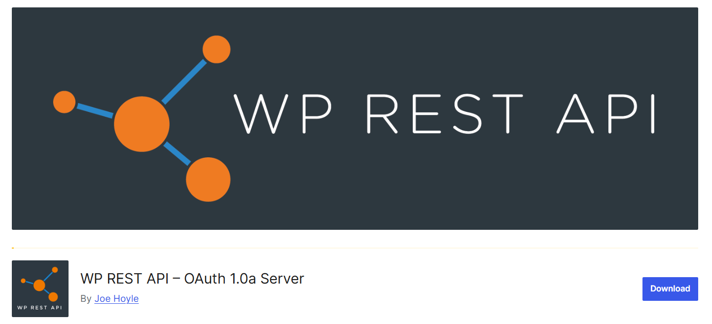 WP REST API OAuth 1.0a Server