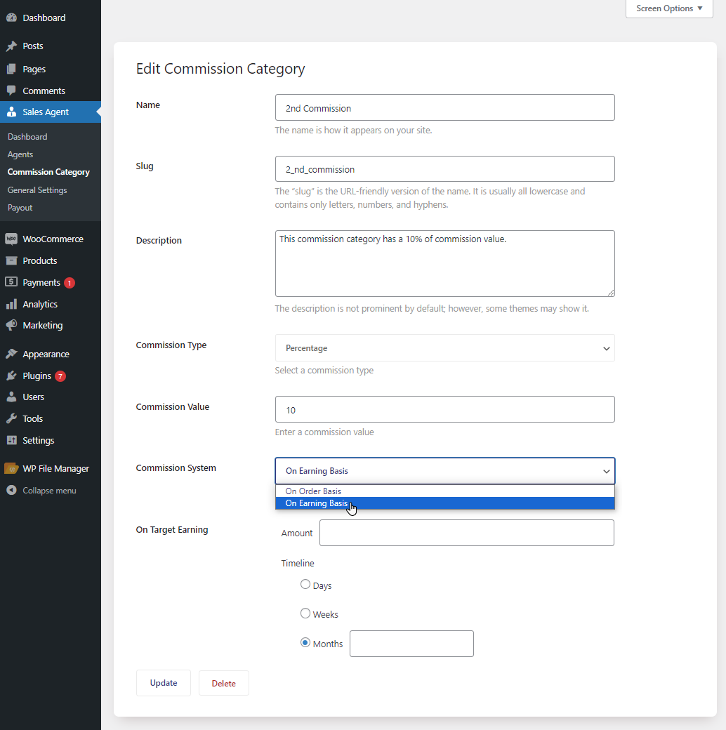 Configuration of Commission Programs Via Goals - WPExperts Configuration of Commission Programs Via Goals