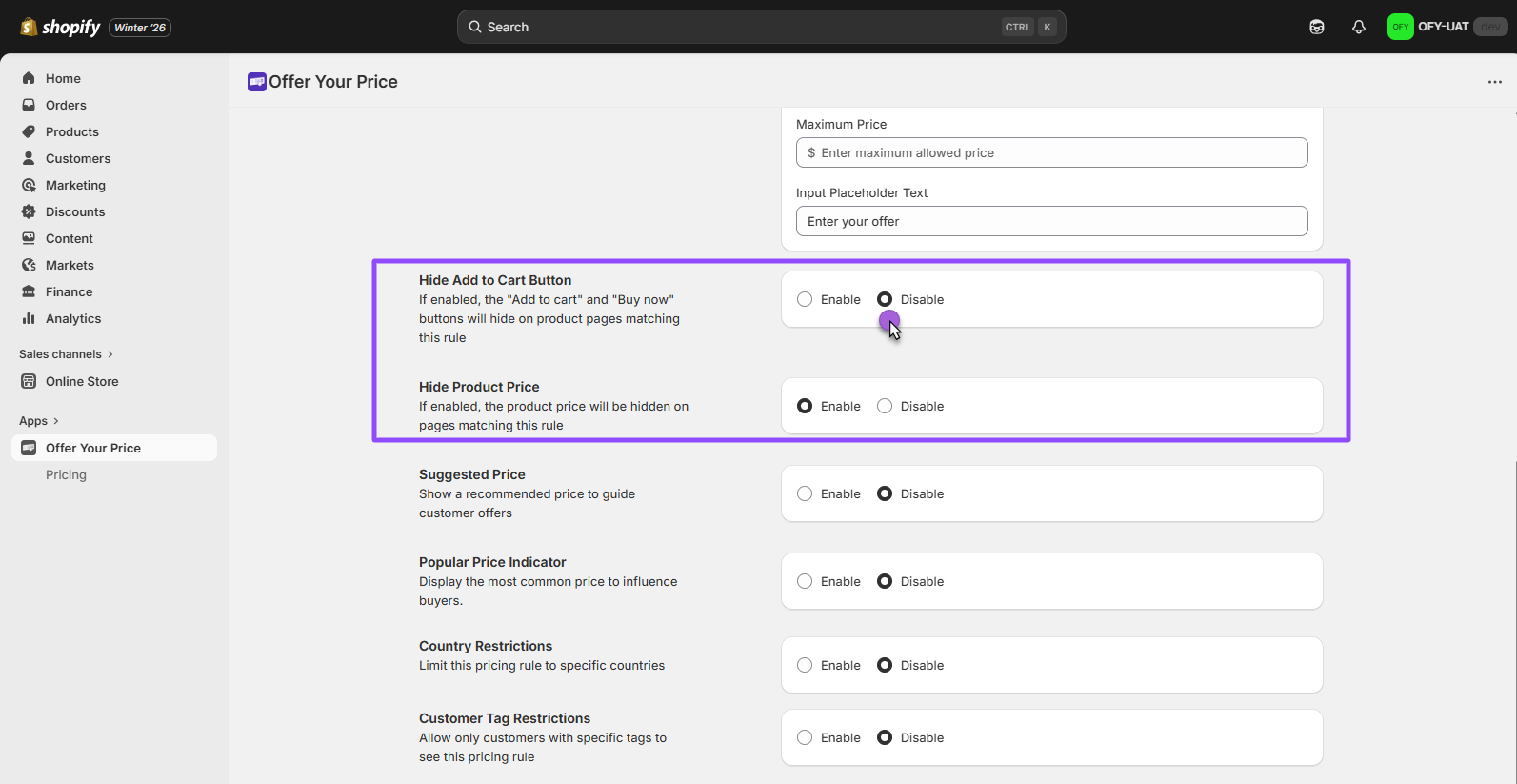 Price & Button Visibility Controls - WPExperts Price & Button Visibility Controls