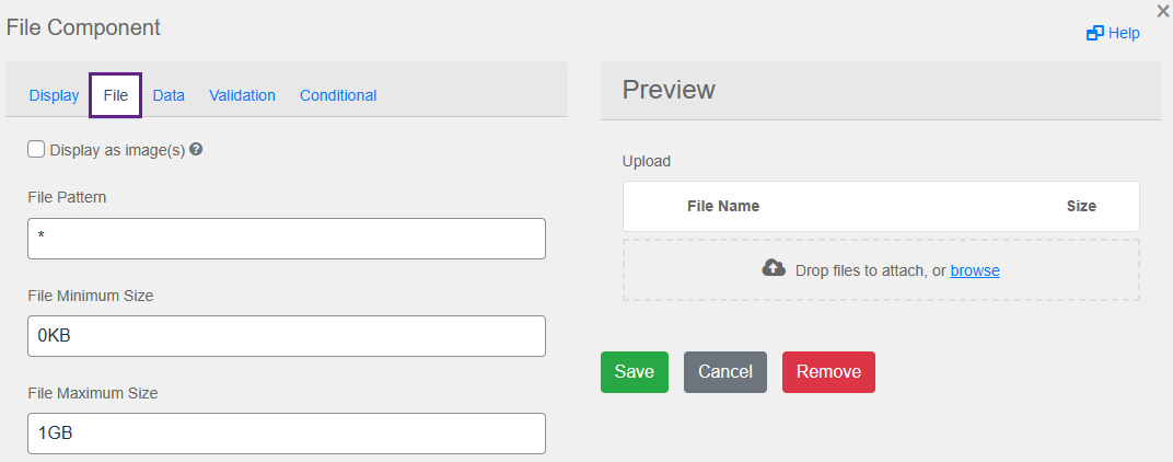 Controlling What Gets Uploaded