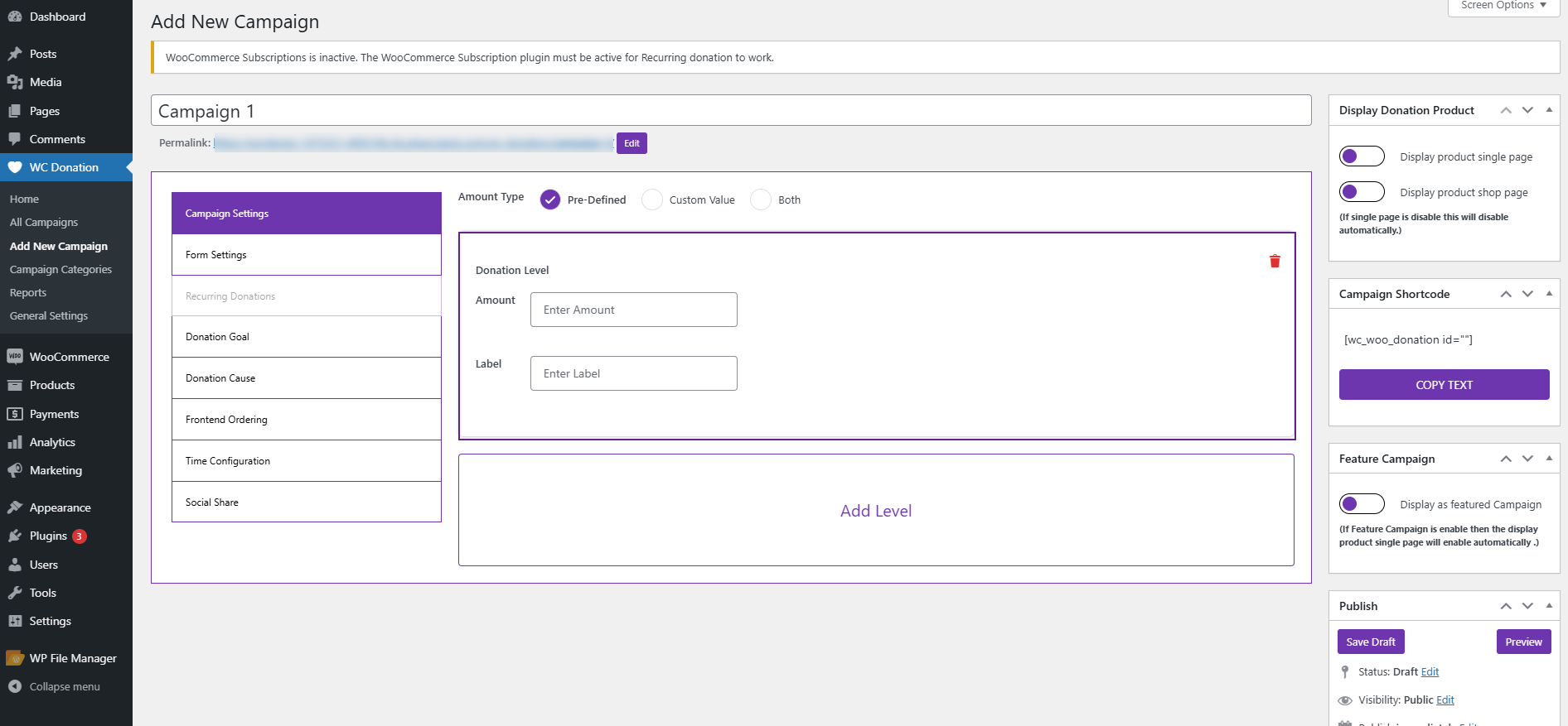 Set Donation Levels That Tell a Story