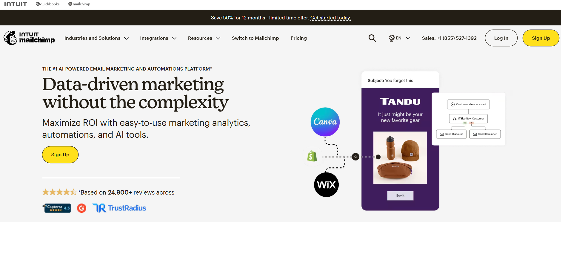 Mailchimp is one of the leading AI email generators.